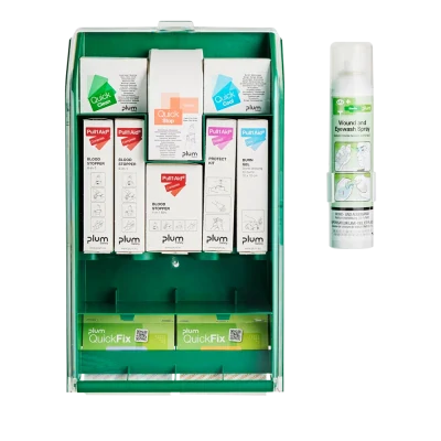Stație de prim ajutor Plum, 5184 / PLUM Safety / Dusuri urgenta, statii prim ajutor, spray-uri, spalatoare oculare, cutii depozitare