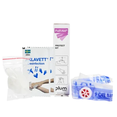 Dispozitiv de protecție pentru respirația gură la gură Plum Protect Kit / rezervă, 5155 / PLUM Safety / Plasturi, bandaje, servetele sterile, prim ajutor, dozatoare