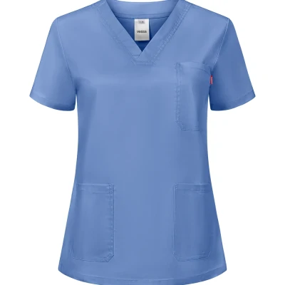 Bluză medicală cu mânecă scurtă, model pentru femei, 535206SW / Velilla / Sanitara, Asistenti medicali, Curatenie