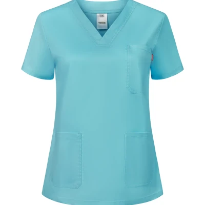 Bluză medicală cu mânecă scurtă, model pentru femei, 535206SW / Velilla / Sanitara, Asistenti medicali, Curatenie