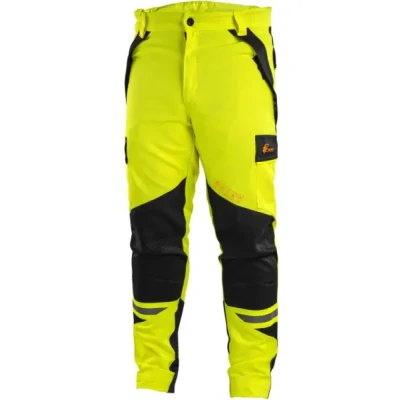 Pantaloni antistatici, antichimici si fire retardant CXS WorkTech-Multi, multifuncționali, galben-negru, bandă reflectorizantă / CXS / Antistatica, ignifuga hi-vis, reflectorizanta