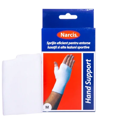 Manseta elastice pentru incheietura mainii si degetul mare NARCIS / Palltex / Plasturi, bandaje, mansete elastice, servetele sterile, prim ajutor, dozatoare
