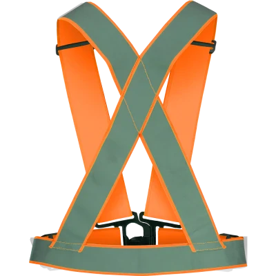 Ham reflectorizant REFROX EVO portocaliu / Cerva / Veste, hamuri, banderole hi-vis, reflectorizante, semnalizare