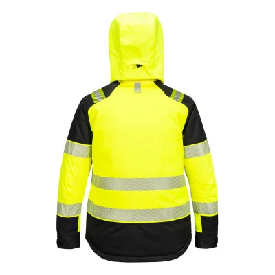 PW3 Jacheta Hi-Vis de Iarna pentru Femei, Galben/Negru sau Portocaliu/Negru T162 / Portwest / Scurte, Jachete impermeabile de iarna hi-vis, reflectorizante