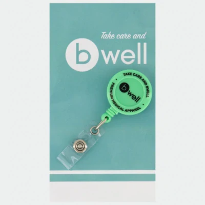 Suport pentru ecuson Bwell BADGE / BWell / Cureluse port legitimatie, lanyard, bratari, suport (badge) legitimatii