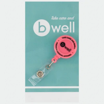 Suport pentru ecuson Bwell BADGE / BWell / Cureluse port legitimatie, lanyard, bratari, suport (badge) legitimatii