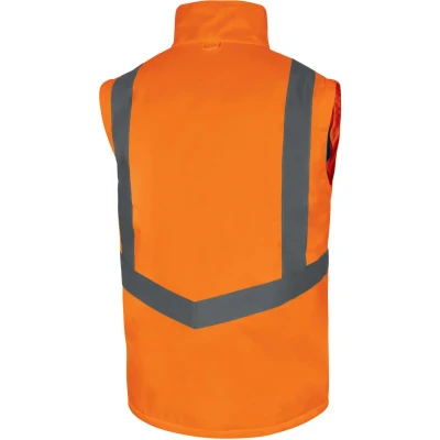 Parka 5 în 1 OPTIMUM 3 / DeltaPlus / Scurte, Jachete impermeabile de iarna hi-vis, reflectorizante