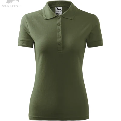 Tricou Polo cu maneca scurta, pentru femei, MALFINI 210 / Malfini / Tricouri POLO (cu guler si nasturi)