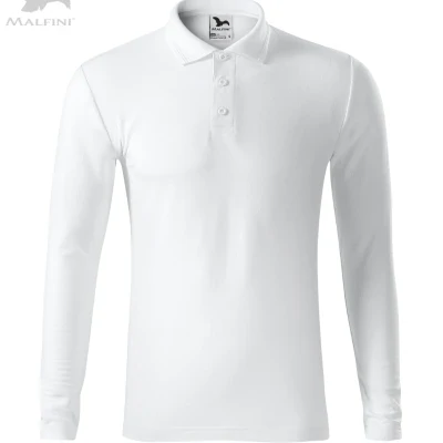 Tricou cu maneca lunga, pentru barbati, Polo Pique LS, MALFINI 221 / Malfini / Tricouri cu maneca lunga