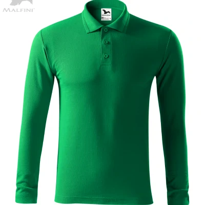 Tricou cu maneca lunga, pentru barbati, Polo Pique LS, MALFINI 221 / Malfini / Tricouri cu maneca lunga