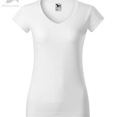 Tricou cu maneca scurta, guler in V, pentru femei, Fit V-Neck, MALFINI 162 / Malfini / Tricouri la baza gatului