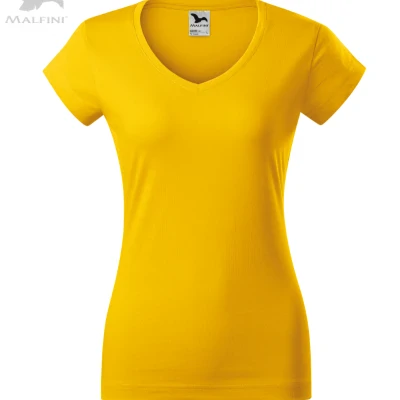 Tricou cu maneca scurta, guler in V, pentru femei, Fit V-Neck, MALFINI 162 / Malfini / Tricouri la baza gatului