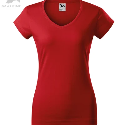 Tricou cu maneca scurta, guler in V, pentru femei, Fit V-Neck, MALFINI 162 / Malfini / Tricouri la baza gatului
