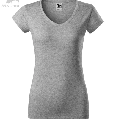 Tricou cu maneca scurta, guler in V, pentru femei, Fit V-Neck, MALFINI 162 / Malfini / Tricouri la baza gatului
