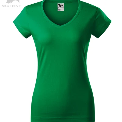Tricou cu maneca scurta, guler in V, pentru femei, Fit V-Neck, MALFINI 162 / Malfini / Tricouri la baza gatului