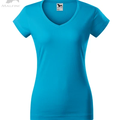 Tricou cu maneca scurta, guler in V, pentru femei, Fit V-Neck, MALFINI 162 / Malfini / Tricouri la baza gatului