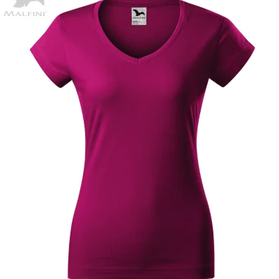 Tricou cu maneca scurta, guler in V, pentru femei, Fit V-Neck, MALFINI 162 / Malfini / Tricouri la baza gatului