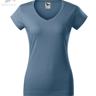 Tricou cu maneca scurta, guler in V, pentru femei, Fit V-Neck, MALFINI 162 / Malfini / Tricouri la baza gatului
