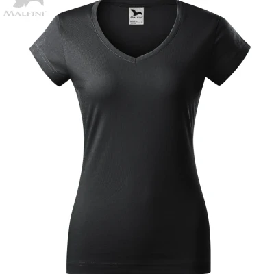 Tricou cu maneca scurta, guler in V, pentru femei, Fit V-Neck, MALFINI 162 / Malfini / Tricouri la baza gatului