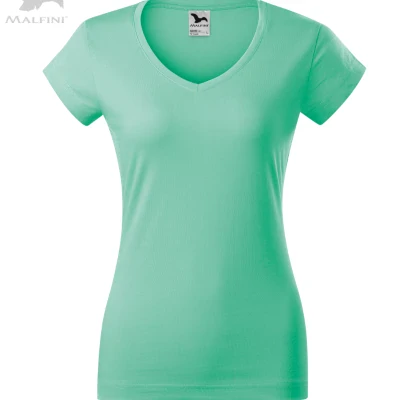Tricou cu maneca scurta, guler in V, pentru femei, Fit V-Neck, MALFINI 162 / Malfini / Tricouri la baza gatului