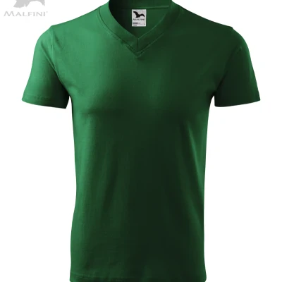 Tricou cu maneca scurta, guler in V, unisex, MALFINI 102 / Malfini / Tricouri la baza gatului