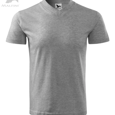 Tricou cu maneca scurta, guler in V, unisex, MALFINI 102 / Malfini / Tricouri la baza gatului