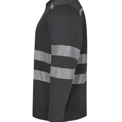 Bluză cu guler rotund și bandă segmentată 355701 / Velilla / Tricouri cu maneca lunga, hi vis, reflectorizante