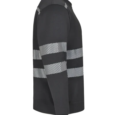Bluză cu guler rotund și bandă segmentată 355701 / Velilla / Tricouri cu maneca lunga, hi vis, reflectorizante