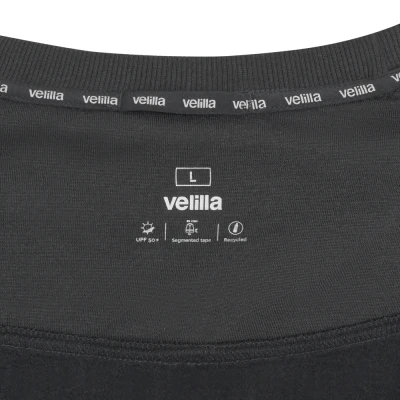 Bluză cu guler rotund și bandă segmentată 355701 / Velilla / Tricouri cu maneca lunga, hi vis, reflectorizante