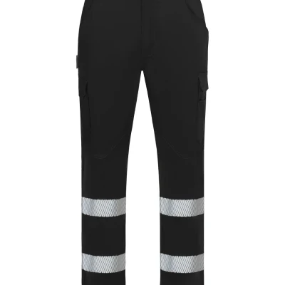 Pantaloni elastici cu bandă reflectorizanta segmentată 353032S / Velilla / Pantaloni talie reflectorizanti, hi-vis