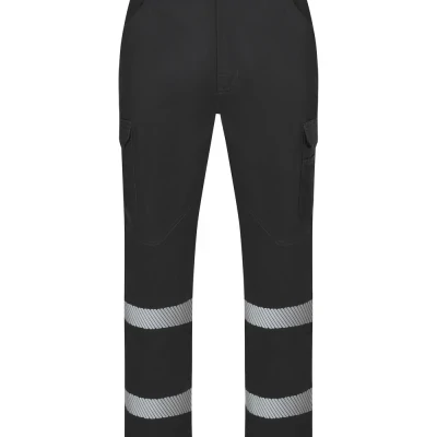Pantaloni elastici cu bandă reflectorizanta segmentată 353032S / Velilla / Pantaloni talie reflectorizanti, hi-vis