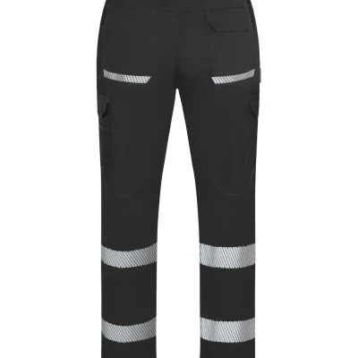 Pantaloni elastici cu bandă reflectorizanta segmentată 353032S / Velilla / Pantaloni talie reflectorizanti, hi-vis