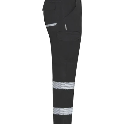 Pantaloni elastici cu bandă reflectorizanta segmentată 353032S / Velilla / Pantaloni talie reflectorizanti, hi-vis