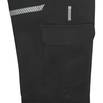 Pantaloni elastici cu bandă reflectorizanta segmentată 353032S / Velilla / Pantaloni talie reflectorizanti, hi-vis