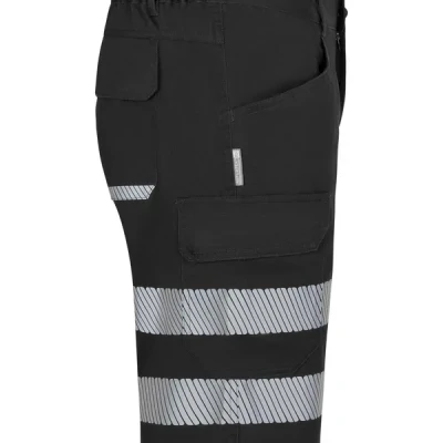 Bermuda din material elastic, cu bandă reflectorizanta segmentată 353042S / Velilla / Pantaloni scurti hi-vis, reflectorizanti