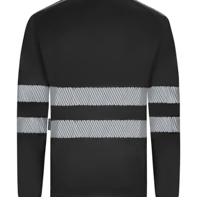 Tricou polo cu mânecă lungă și bandă reflectorizanta segmentată 355502 / Velilla / Tricouri cu maneca lunga, hi vis, reflectorizante