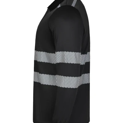 Tricou polo cu mânecă lungă și bandă reflectorizanta segmentată 355502 / Velilla / Tricouri cu maneca lunga, hi vis, reflectorizante