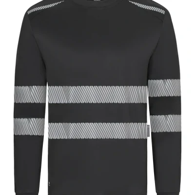 Tricou cu mânecă lungă și bandă reflectorizanta segmentată 355602 / Velilla / Tricouri cu maneca lunga, hi vis, reflectorizante