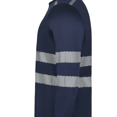 Tricou cu mânecă lungă și bandă reflectorizanta segmentată 355602 / Velilla / Tricouri cu maneca lunga, hi vis, reflectorizante