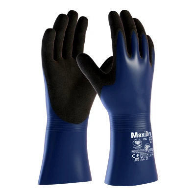 Manusi MaxiDry Plus 56-530 / ATG / Textile impregnate in nitril