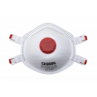 FFP3 NR MASCA DE PRAF CU SUPAPA SI FORMA DE CEASCA / Coverguard / Semimasti simple cu supapa FFP3