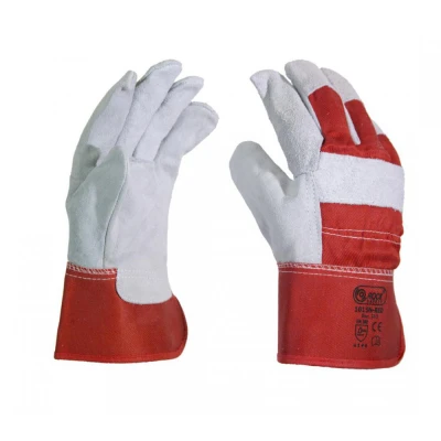Manusi  BUFFALO-R (1015N-RED) / Rock Safety / Piele cu textil
