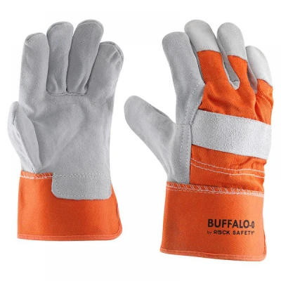 Manusi BUFFALO-O / Rock Safety / Piele cu textil