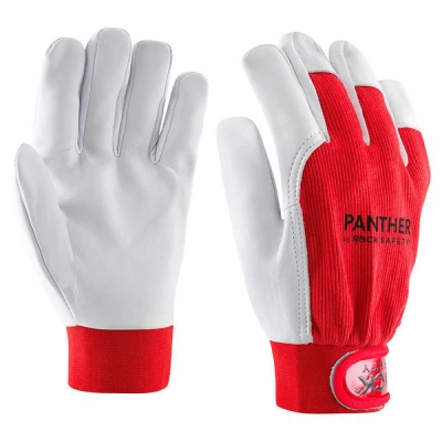 Manusi PANTHER 4515 / Rock Safety / Piele cu textil