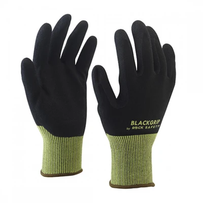 Manusi BLACKGRIP / Rock Safety / Textile impregnate in nitril