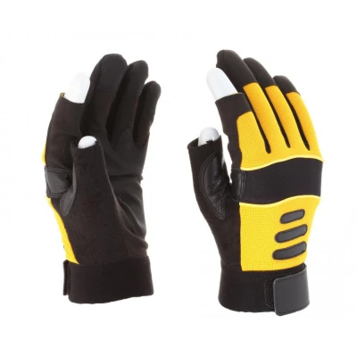 Manusi  MKSDP-3 / Rock Safety / Piele sintetica cu textil