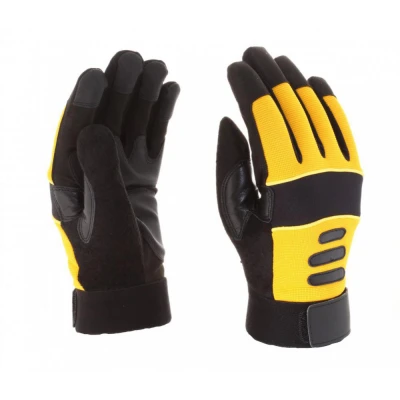 Manusi  MKSDP-5 / Rock Safety / Piele sintetica cu textil