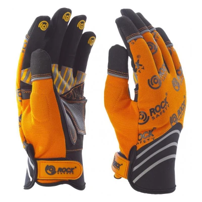 Manusi MKN1 / Rock Safety / Piele sintetica cu textil