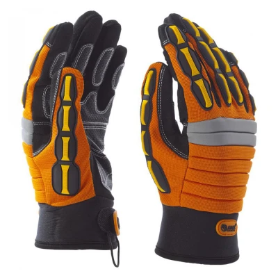 Manusi  MKN2 / Rock Safety / Piele sintetica cu textil