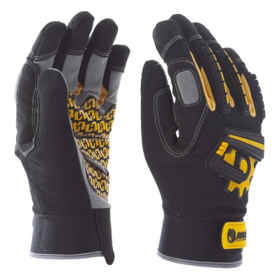Manusi MKS1 / Rock Safety / Piele sintetica cu textil